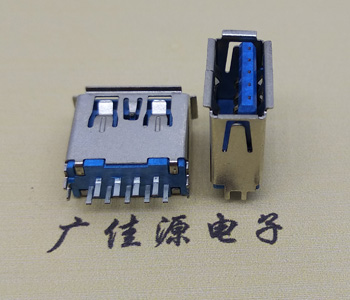 供應USB AF3.0母座,直插立式夾1.0PCB板規格