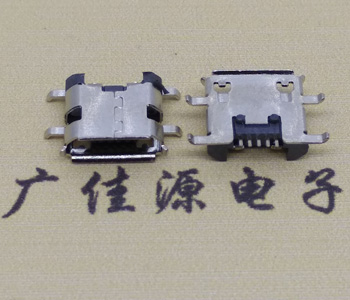 MICRO USB 反插B型母座,四腳插手機尾插接口