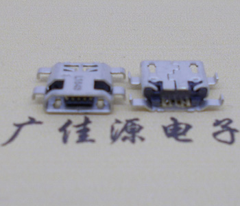 廠家直銷MICRO USB 5P反向沉板1.4MM,MICRO連接器平口