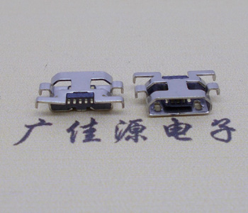 MICRO USB 5P反向連接器母頭,反沉板2.2MM插板廠家