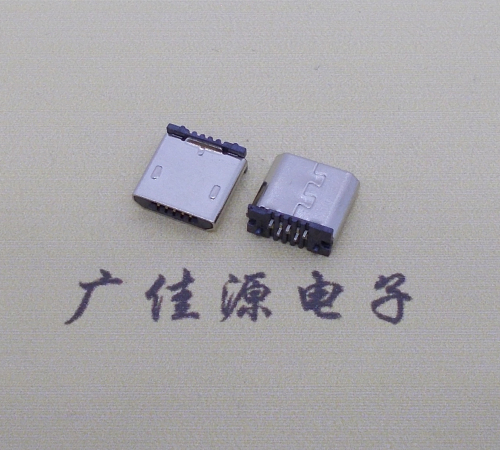 micro usb 5p公頭 短體插板H=5.9立插