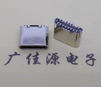 立貼type-c16p公頭長7.2mm  直立式貼板type-c公頭連接器