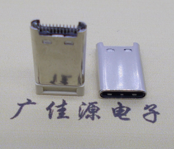 USB3.1Type-C接口.Type-C24p夾板0.8鉚合正反差公頭