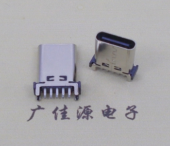 type c10p母座立式插板高度H=13.10、13.70、15.0mm，四腳插板帶定位柱